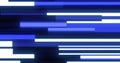 Abstract glowing blue futuristic energy lines and stripes magical hi-tech flying horizontally. Abstract background Royalty Free Stock Photo