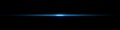 Abstract glowing blue line, luminous strip, shining star, ray shining border, explosion, sunrise, neon light flares effect, bright Royalty Free Stock Photo