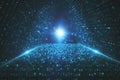Digital tunnel background