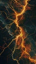 Abstract glowing lava-like patterns