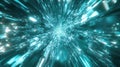 Abstract glowing light rays forming futuristic tunnel effect Royalty Free Stock Photo