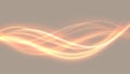 Abstract glowing lights wave effect backgroun design