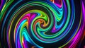 Abstract glowing multicolored swirl background. Concentric optical illusion. Abstract spiral multicolored wave Royalty Free Stock Photo