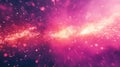 Abstract glowing particles creating dynamic pink energy Royalty Free Stock Photo