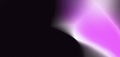 Abstract glowing purple gradient light shape on black grain textured background copy space wide banner web page backdrop design Royalty Free Stock Photo