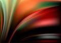 Abstract Glowing Red Green and Orange Wave Background Vector Eps Royalty Free Stock Photo