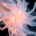 Abstract Glowing Tentacles - Soft Focus Royalty Free Stock Photo
