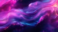 Abstract glowing waves creating vibrant data flow Royalty Free Stock Photo