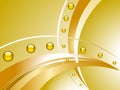 Abstract gold background Royalty Free Stock Photo