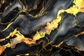 Abstract gold background, golden black metal wavy liquid patterns wallpaper Royalty Free Stock Photo