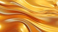 Abstract gold background, golden white metal wavy liquid patterns wallpaper Royalty Free Stock Photo