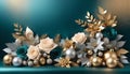 Abstract gold background luxury Christmas holiday Royalty Free Stock Photo