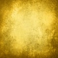 Abstract gold background yellow color, light corner spotlight, faint vintage grunge background texture gold yellow paper layout Royalty Free Stock Photo