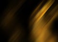 Abstract gold black background with rays light, color gradient motion blurred. use for empty studio room backdrop wallpaper Royalty Free Stock Photo