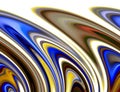 Abstract gold blue orange yellow gray colors and lines background. Lines in motion Royalty Free Stock Photo