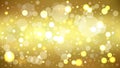 Abstract Gold Blur Lights Background