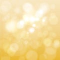 Abstract gold blurred bokeh