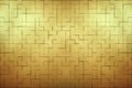 Abstract gold brick wall iron.