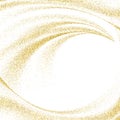 Abstract gold dust glitter star wave background, design template EPS10