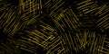 Abstract gold fractal background with various color lines and strips Royalty Free Stock Photo