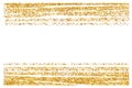 Abstract gold glitter background. Bright sparkles for card Royalty Free Stock Photo