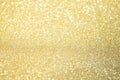 Abstract gold glitter bokeh lights with soft light background Royalty Free Stock Photo