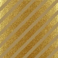 Abstract gold glitter geometric vector background.