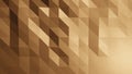 Abstract gold shape color background on 3d render polygon background..