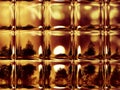 Abstract Gold Shapes & Blurs Background