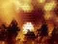 Abstract Gold Shapes & Blurs Background