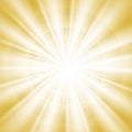 Abstract of gold sky of bright sun shine background. Royalty Free Stock Photo