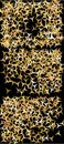 Abstract gold stars for holidays Royalty Free Stock Photo