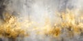 Abstract gold weathered wall painted background
