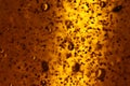 abstract golden background bubbles rare shapes different Royalty Free Stock Photo