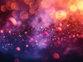Abstract Golden Bokeh background with shining defocus sparkles. Bokeh loop background Royalty Free Stock Photo