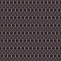 Abstract golden geometric seamless pattern with thin lines, diamond grid, mesh Royalty Free Stock Photo