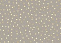 Abstract golden glitter dots on brown pastels color background