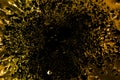 Abstract golden metallic liquid moving background