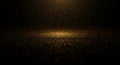 Abstract Golden Particle Light Background with Soft Glow Texture Royalty Free Stock Photo