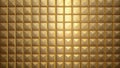 Abstract golden pyramid pattern texture background for design projects. Generative AI Royalty Free Stock Photo