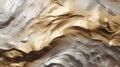 Abstract Golden and Silver Flowing Texture Royalty Free Stock Photo