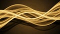 Abstract Golden Swirling Waves of Light Creating an and Flowing Dynamic Energy Pattern Background Keywords: abstract Royalty Free Stock Photo