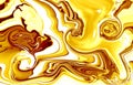 Abstract golden texture background. Yellow, white, brown color gradient. Design backdrop as fluid art paint. Inscapes. Modern Royalty Free Stock Photo