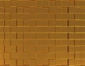 Abstract golden three-dimensional background