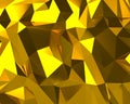 Abstract golden triangle texture Royalty Free Stock Photo