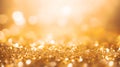 abstract golden twinkle background, cristmas banner or backdrop