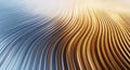 Abstract golden wave pattern with smooth gradient and fluid design Royalty Free Stock Photo
