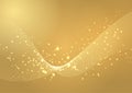 Abstract golden waves background Royalty Free Stock Photo
