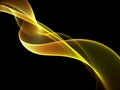 Abstract Golden waves background. Template design Royalty Free Stock Photo