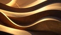 Abstract Golden Waves Texture Background Royalty Free Stock Photo